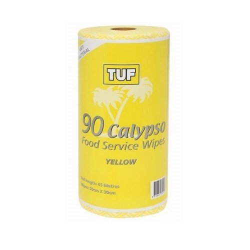 Calypso Food Service Wipes 90 Sheets Yellow