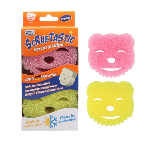 Scrubtastic Scrub & Wipe Sponge Original 2 Pack