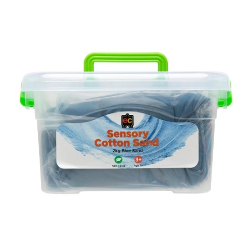 Sensory Cotton Sand 2kg Blue