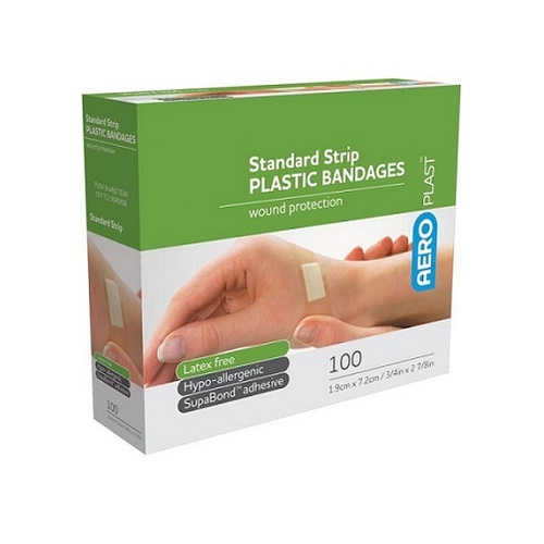 Aeroplast Plastic Bandage 72mm x 19mm Pack 100