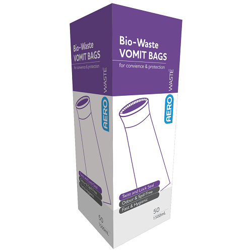 Emesis or Vomit Bags (Red Ring Infection Control) 50 Pieces