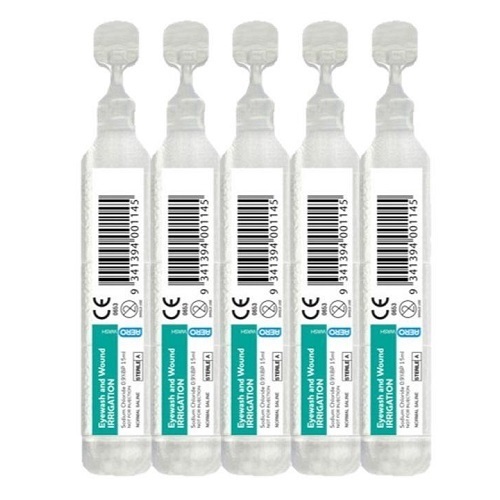 AEROWASH Sodium Chloride Eyewash Ampoule 20ml Pack of 5