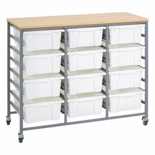 Triple Tote Tray Trolley Kits