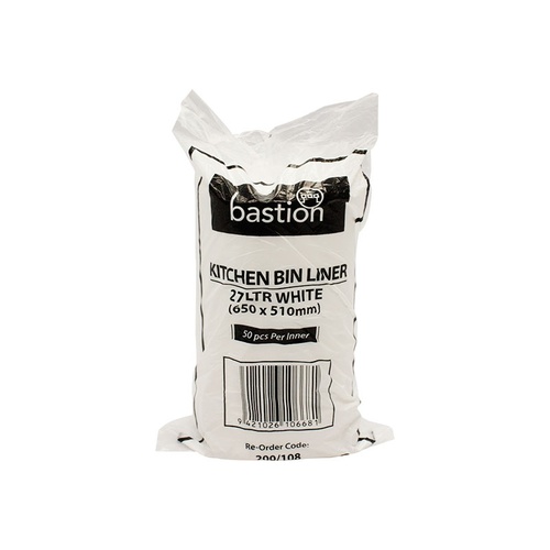 27L Medium White Roll 50 