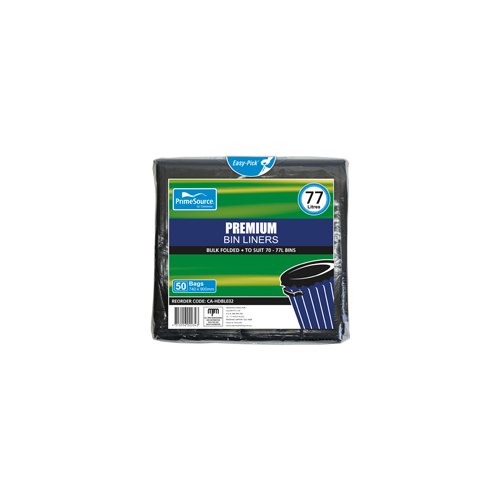 77L Black Carton (50 x 10) - 500 bags