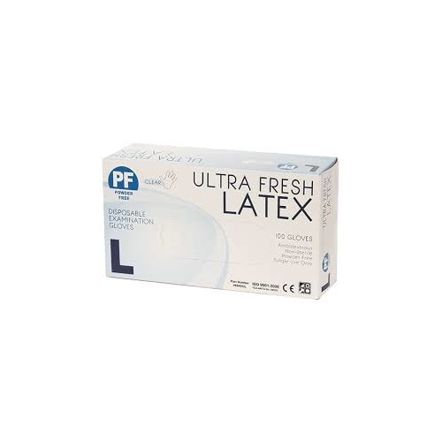 Latex Powder Free Glove Large PACK 100