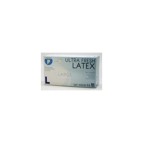 Latex Lightly Powdered Glove Large Pk 100