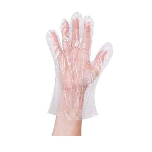 Polyethylene Disposable Glove Clear Large Pk 500