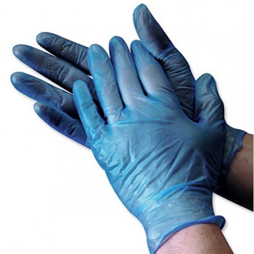 Vinyl Powder Free Blue Glove Medium Ctn (Pk 100 x 10)