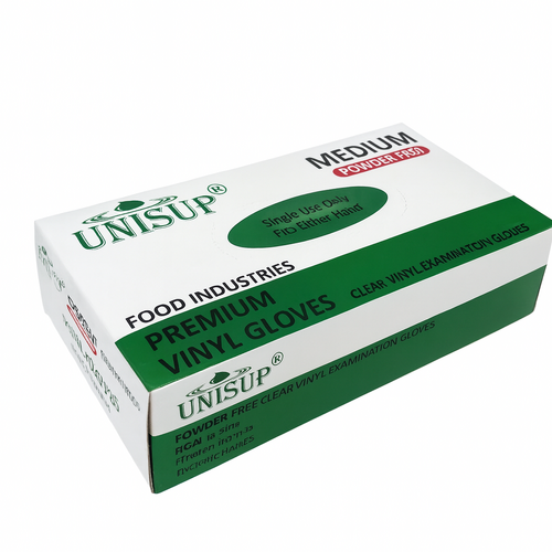 Vinyl Powder Free Clear Glove Medium PACK 100