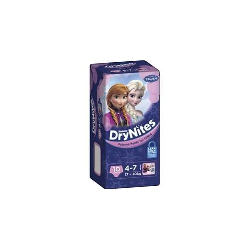 Huggies Drynites Girl 4-7 Years (17-30 kg) Pack 10