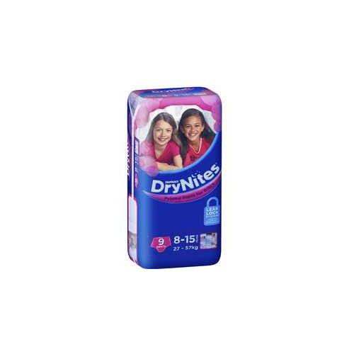 Huggies Drynites Girl 8-15Yrs (27-57Kg) Pack 9