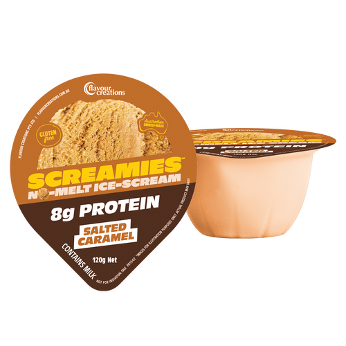 Salted Caramel 8g Protein SCREAMIES No-Melt Ice-Scream Pack 12