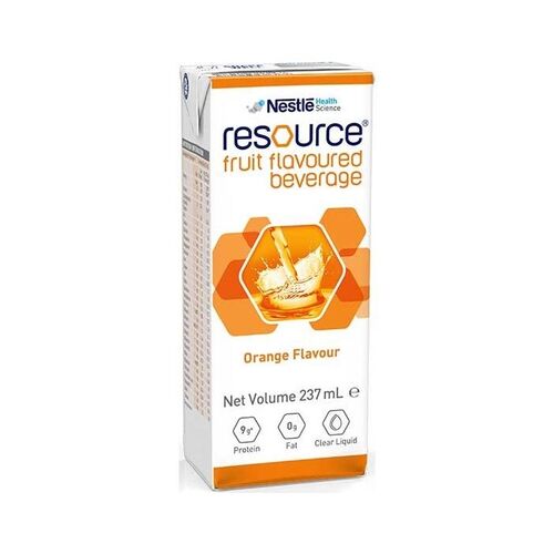 Resource Fruit Drink ORANGE Flavoured 237ml Box 24