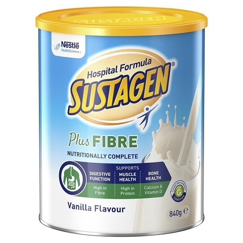 Sustagen Powder Hospital Formula PLUS FIBRE 840gm Vanilla