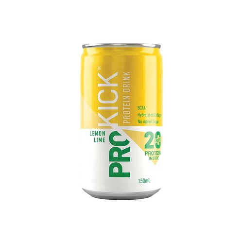 ProKick 20g Protein Drink Lemon Lime 150mL – 12 Pack