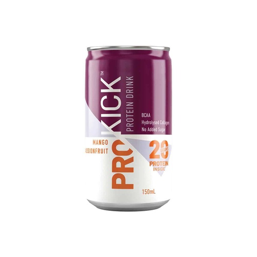 ProKick 20g Protein Drink Mango Passionfruit 150mL – 12 Pack