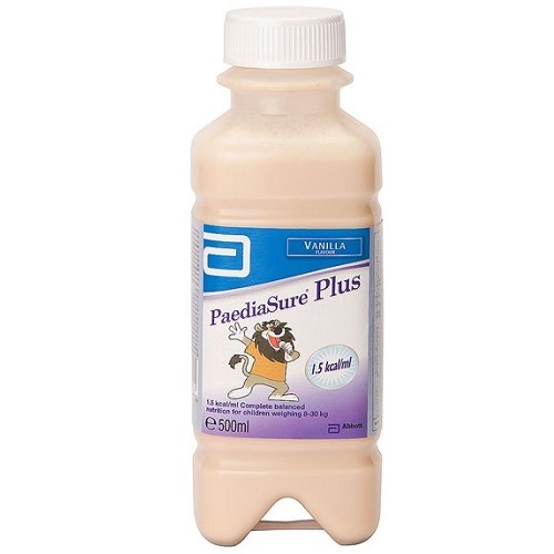 Pediasure Plus Vanilla 500ml Ready To Hang  Carton (8) (1521462)