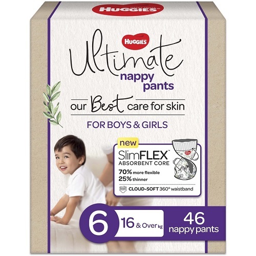 Huggies Ultimate Nappy Pant Size 6 (Junior) CTN 46