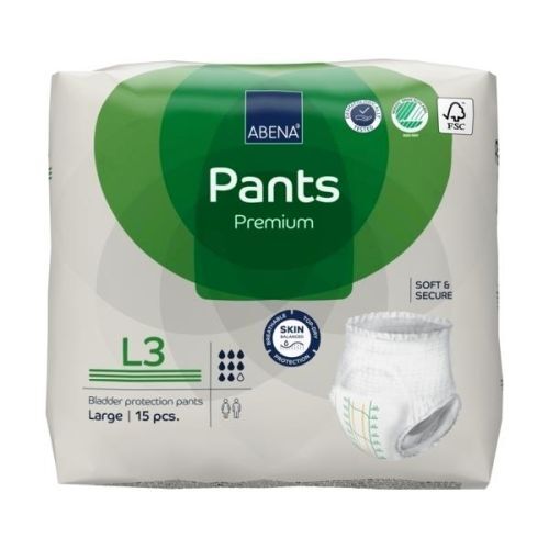 ABENA Pants L3 Premium Pull-ups 100-140cm 2400ml Carton 15X6 (1000021327)