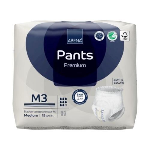 ABENA Pants (Flex) M3 Premium Pull-ups 80-110cm 2400ml Carton 90 (15X6) SA1000021324