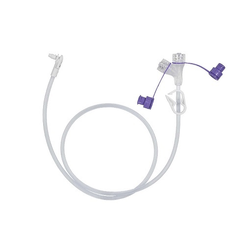 Mic-Key ENFit 12" Set SECUR LOK R/Agl Con 2 -Yports & Clamp (Manufacturer code: 0141-12)