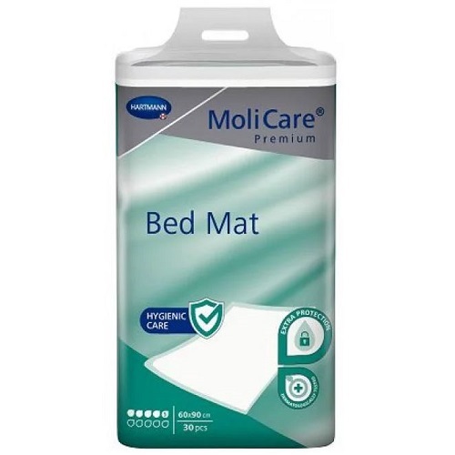 MoliCare Premium Bed Mat 5 Drops 60 X 90cm Pack (30) 850ml