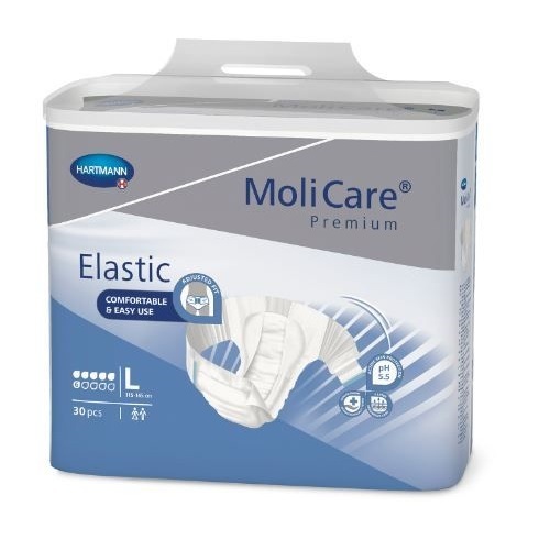 Molicare Premium Elastic 6 Drops LARGE  2349ml (165 273) Carton 90 ( 30 x 3)