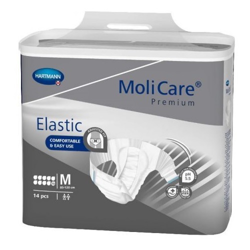 MoliCare Premium Elastic MEDIUM 10 Drops Carton 56 (14 x4) 165672