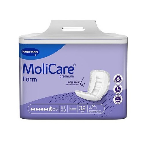 Molicare Premium Form Maxi 8 Drops  3017 ml  168 408  Carton  128 (32 x 4)