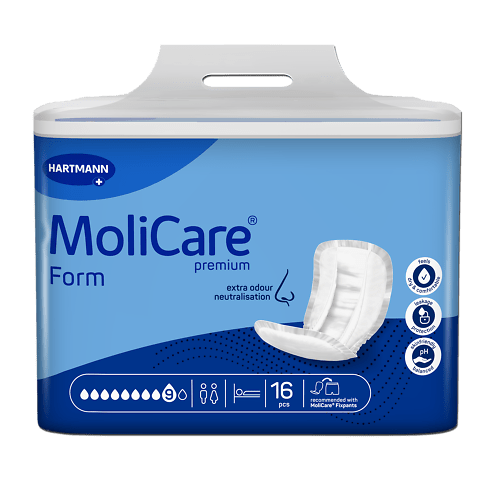 Molicare Premium Form Maxi 9 Drops 690x300mm 3239ml  168 409  Carton 64 (16 x 4)