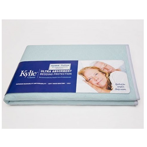 Kylie Standard Smooth 71 x 91 cm 2000ml Waterproof Light Blue No Tuck In