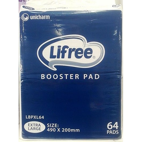 Lifree Booster Pad 425 x 200 mm EXTRA LARGE Pack 64 800ml