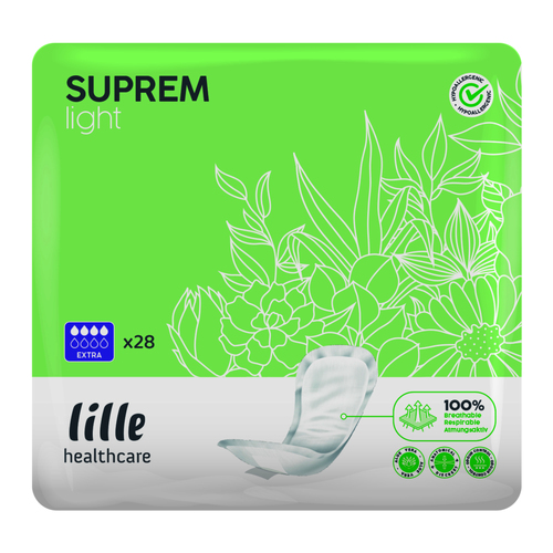 Lille Suprem Light Extra Unisex 350x125mm Unisex 600ml White Carton (28x10)