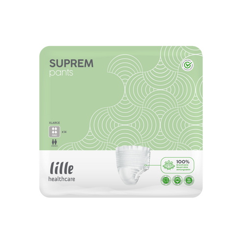 Lille Suprem Pants MAXI Extra Large Waist 120-160cm 1900 mL Carton (14 x 8)