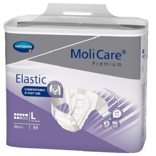 MoliCare Premium Elastic 8 Drops 3220ml LARGE 72 ( 24 x 3 ) 165 473 