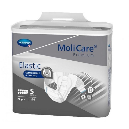 Molicare Premium Elastic 10 Drops 2800ml  SMALL Carton 66 ( 22x3 ) 165 671