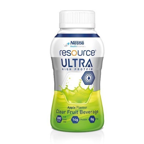 ResourceÂ® Ultra Clear Fruit Beverage APPLE 200ml Carton ( 200ml x 24) 1433369