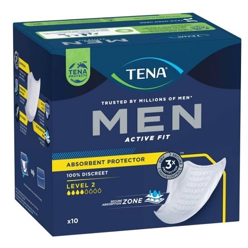 TENA Men Aborbent Protector Level 2 Pack (10)