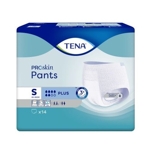 Tena Proskin Pants Plus Small 65 85cm Waist Carton 56(14x4) (79 26 32 PL)