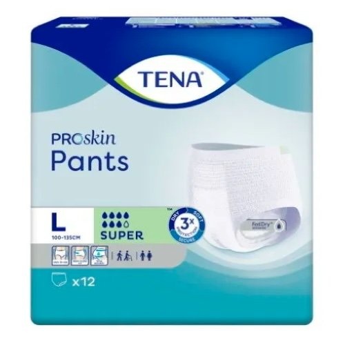 Tena Proskin Pants Super Large 100-135cm 2010ml Carton  48(12X4) (793614)
