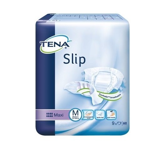 TENA Slip Maxi Medium Waist 72 122cm 2205ml Carton 54 (9 x 6 packs)