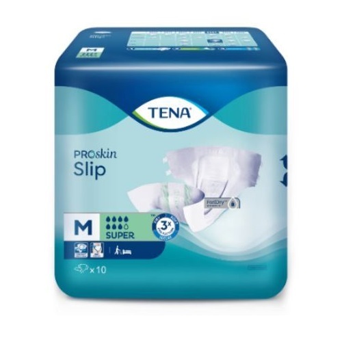 TENA Slip SUPER Medium Waist 72 122cm 1743ml Carton 60 (10 x 6 packs)