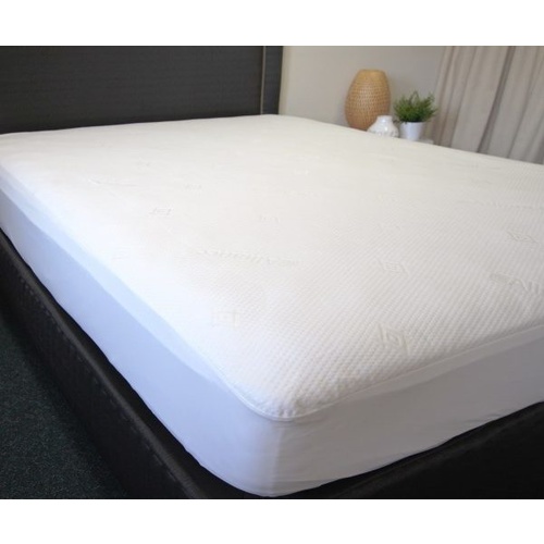 Cool Breeze Fitted Waterproof Mattress Double