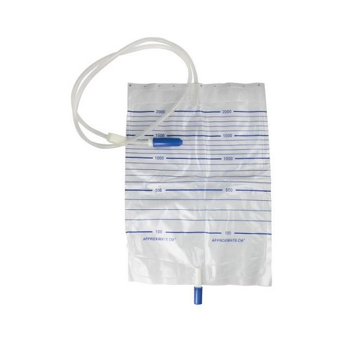 Medsure Urine Drainage Bag NRV 2000ml Sterile with Pull Valve Bottom Outlet. EACH