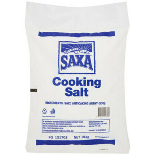 Saxa Cooking Salt 10Kg