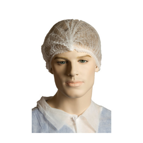 Bastion Crimped Hairnet White Ctn 1000