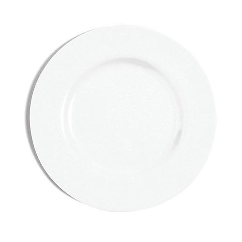 Porcelain ROUND Plate - Narrow Rim White 6 inch (982606) 