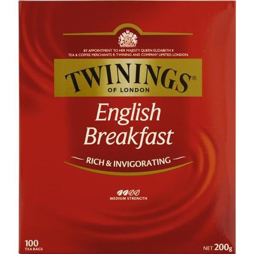 English Breakfast Tea Bags Pk 100 