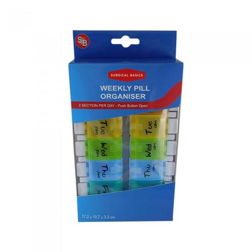 Pill Organiser AM/PM Weekly